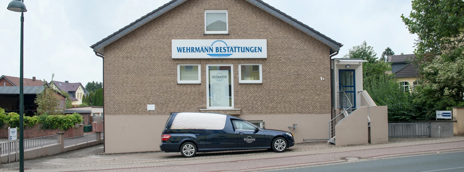 Wehrmann Bestattungen Aussenansicht Bückeburg